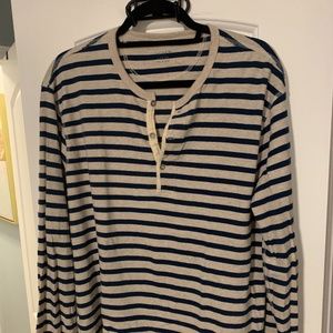 J. Crew Men's Striped Henley